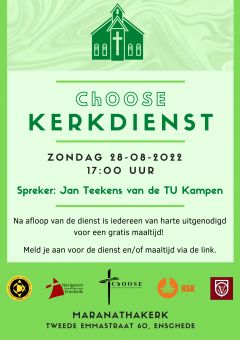 ChOOSE Kerkdienst + Maaltijd