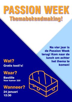 Themabekendmaking PassionWeek