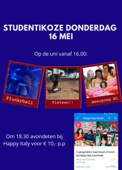 Studentikoze donderdag