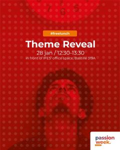 Passionweek themabekendmakingslunch