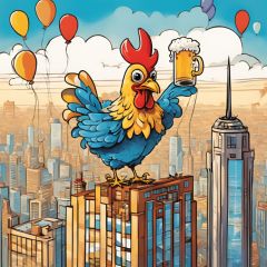 Kippenhok welkom terug- en verjaardagsborrel